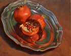 Pomegranates on Tray