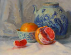 Grapefruit and Chinese Pot